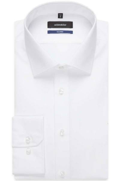 Seidensticker Hemd - Tailored - weiss, Einfarbig