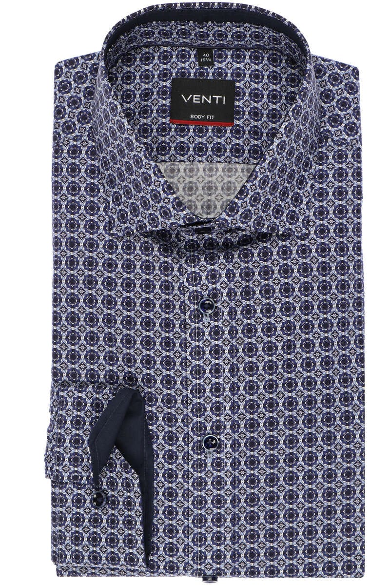 VENTI Businesshemd Print Body Fit