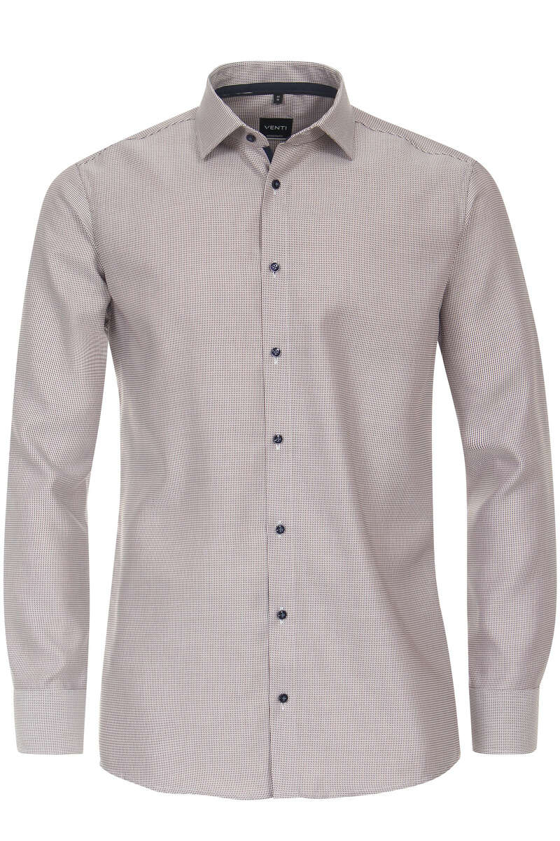 Camicia Uomo Venti Modern Fit Con Stampa Floreale – Puro Cotone, Colletto Con Bottini, Vestibilità Aderente