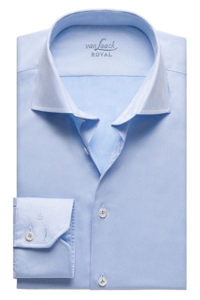 van Laack Hemd - Tailor Fit - hellblau, Einfarbig
