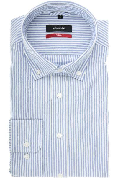 Seidensticker Modern Fit Hemd blau/weiss, Gestreift