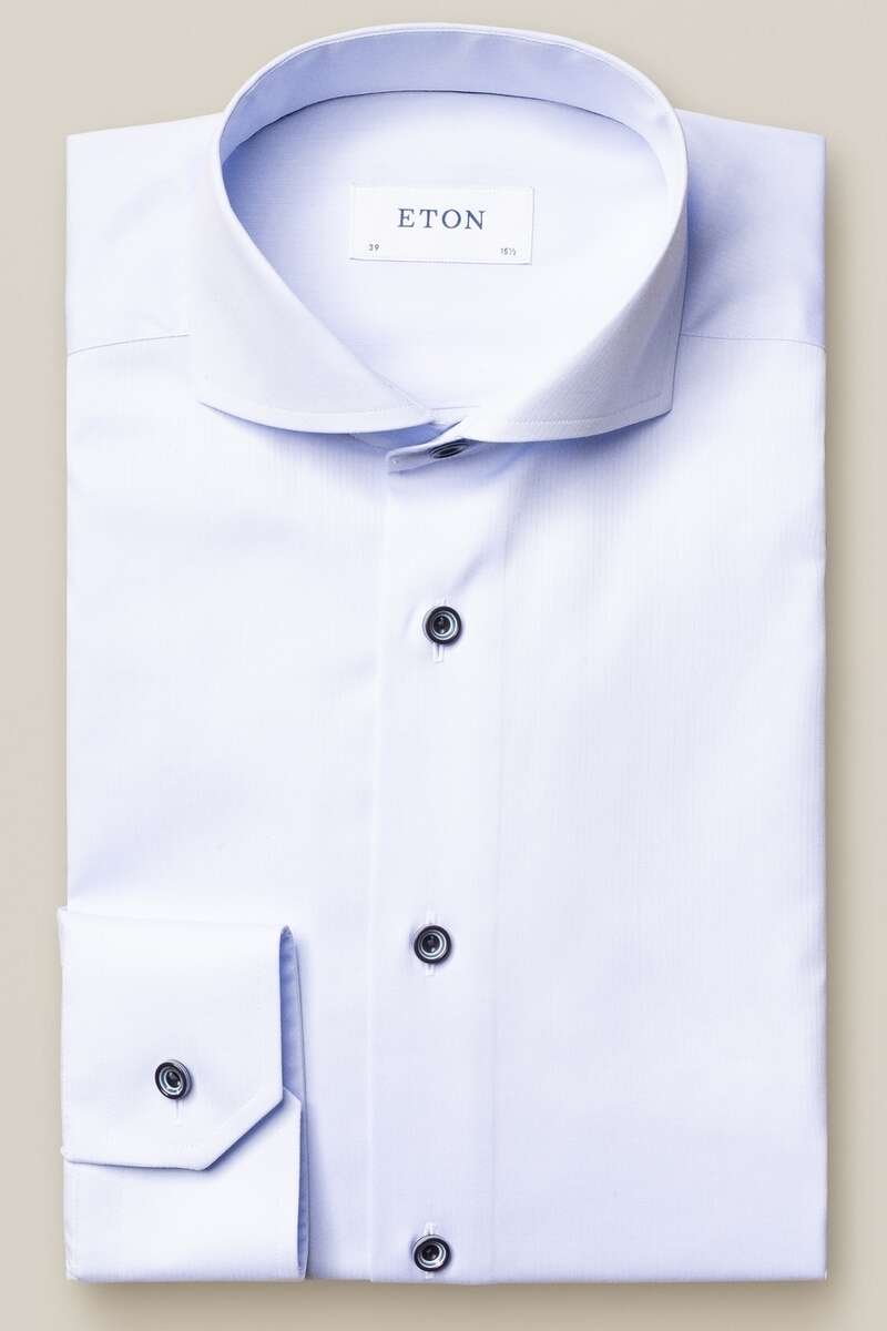 ETON Slim Fit Hemd blau, Einfarbig 43 - XL ETON Slim Fit Hemd blau, Einfarbig 43 - XL