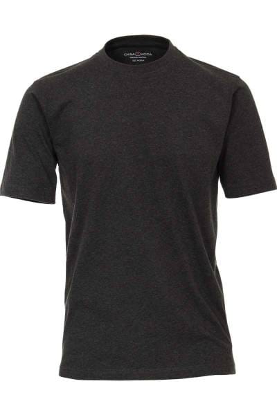 Casa Moda T-Shirt Rundhals anthrazit, einfarbig