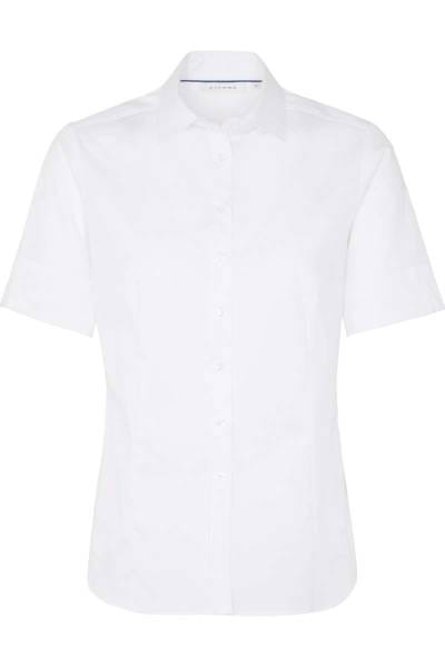 ETERNA Modern Classic Bluse weiss, Einfarbig