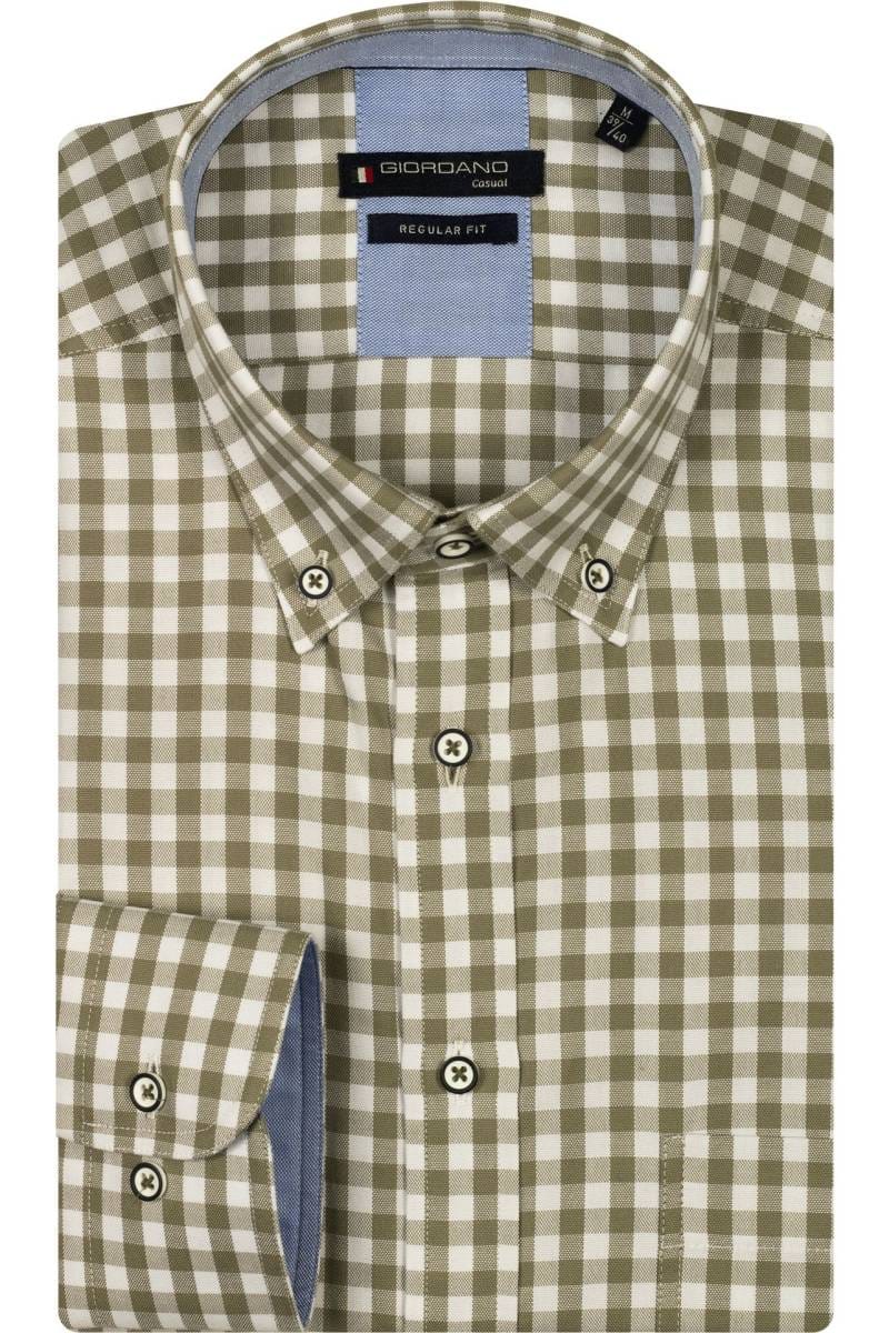 giordano dress shirts Giordano Dress Shirt Slim Fit Navy Stripe 100% Cotton Mens Size Small