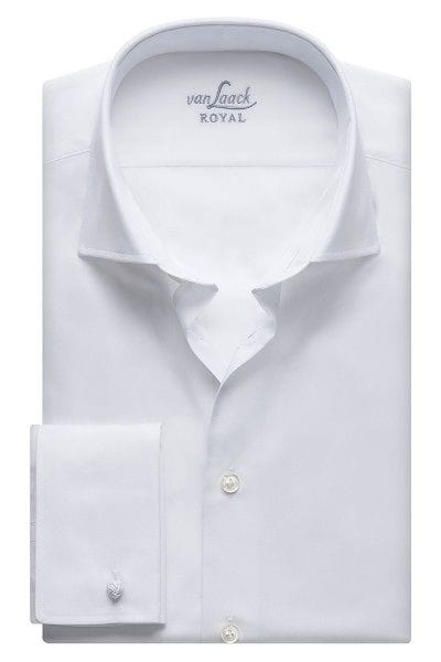 van Laack Hemd - Slim Fit - weiss, Einfarbig