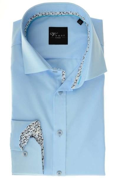 Venti Modern Fit Hemd hellblau, Einfarbig
