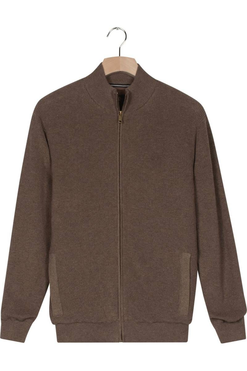 Baileys Regular Fit Cardigan Zip braun
