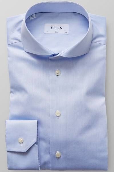 Eton Hemd - Slim Fit - hellblau, Einfarbig