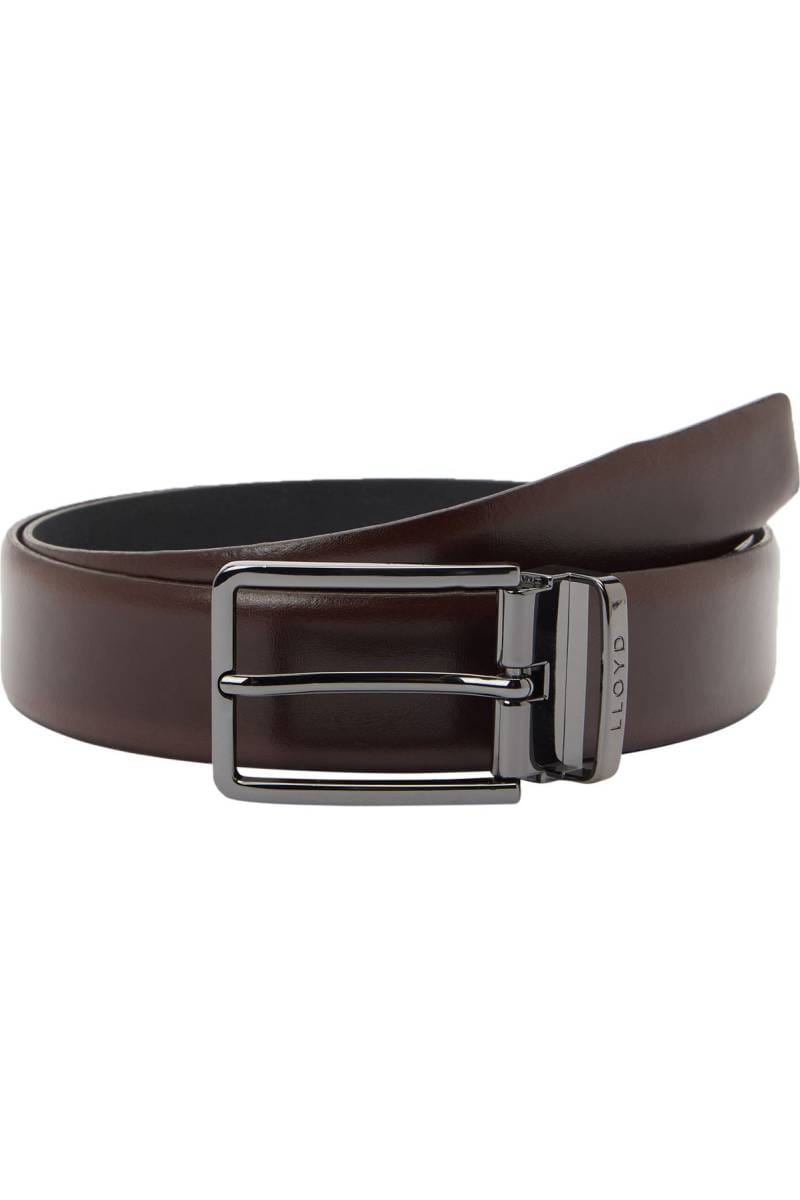 LLOYD Herrengürtel Aus Rindsleder In Cognac – 34 Mm Breit, Mit Dornschließe, Kürzbar, Klassisches Design