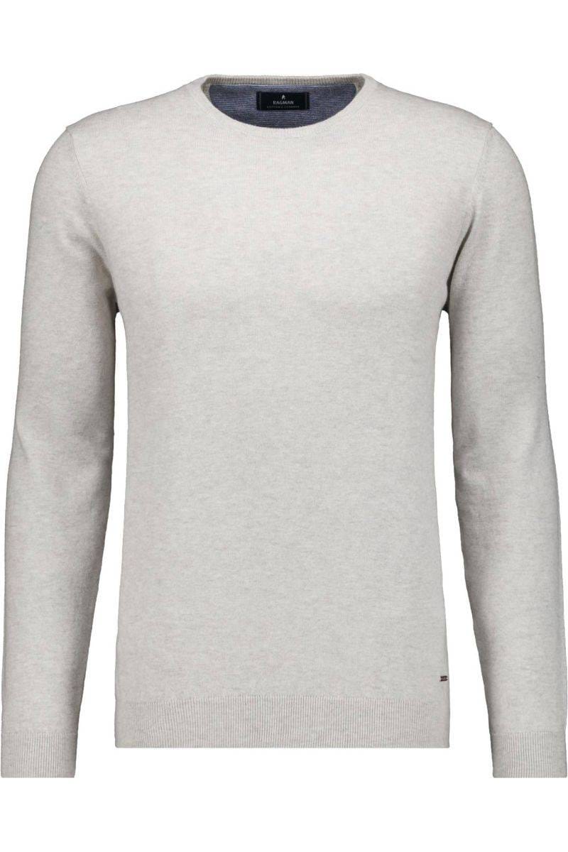 3182TM100-18 Thomas Maine heren bruin ronde hals trui merino wol 3182TM100-18 Thomas Maine heren bruin ronde hals trui merino wol