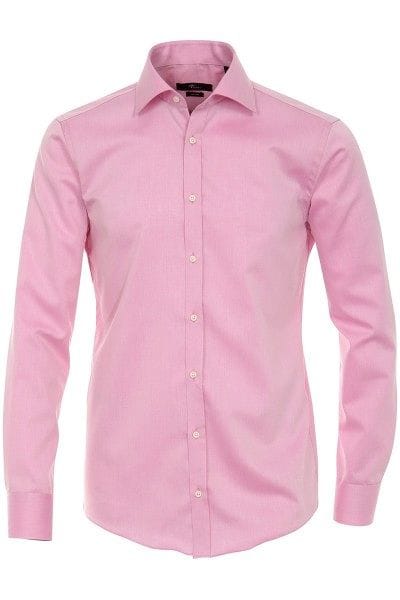 Venti Hemd - Slim Fit - hellrose, Einfarbig