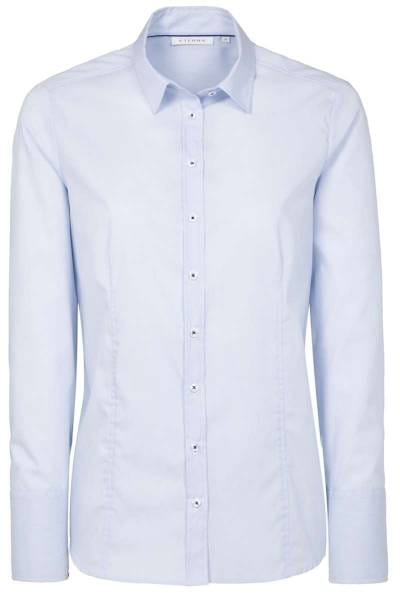 ETERNA Modern Classic Bluse hellblau/weiss, Einfarbig