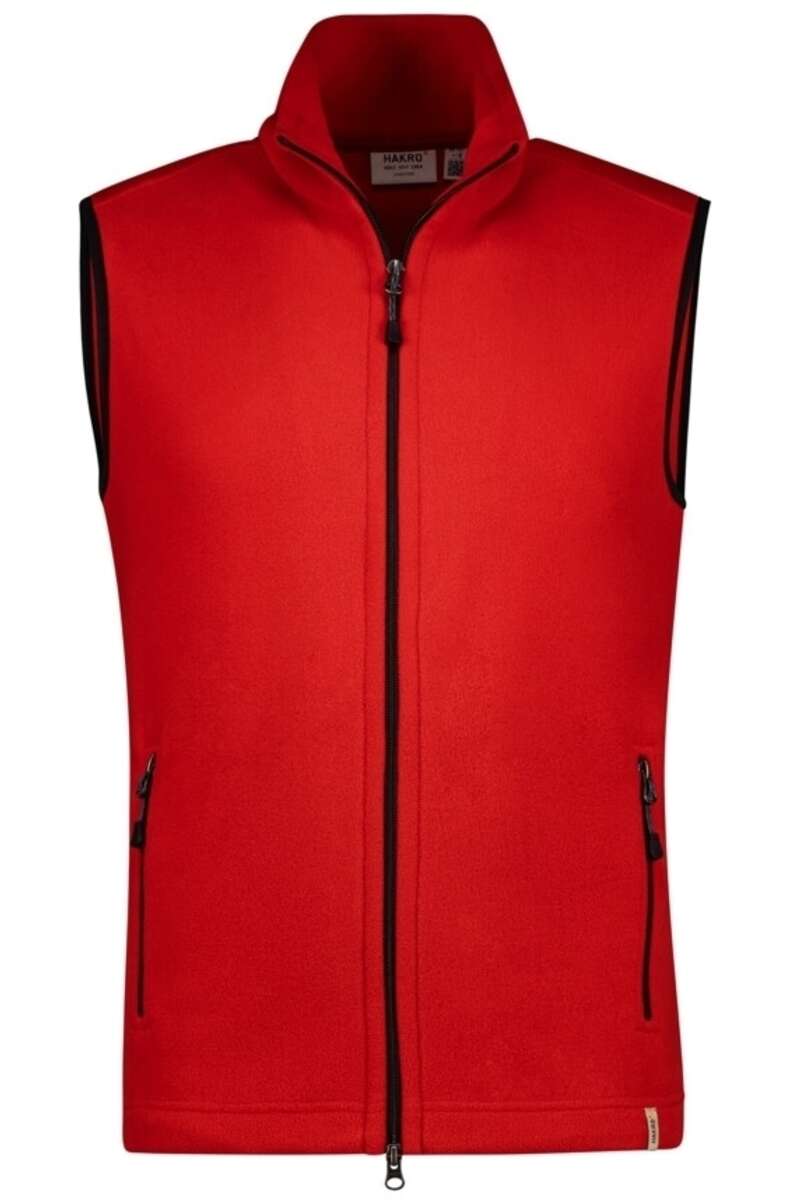 HAKRO Function Regular Fit Herren fleece vest red