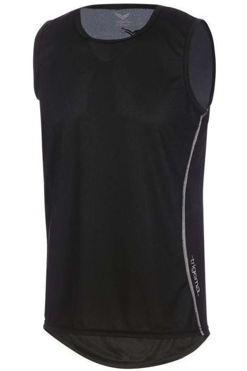 TRIGEMA Comfort Fit T-Shirt Rundhals schwarz, einfarbig M TRIGEMA Comfort Fit T-Shirt Rundhals schwarz, einfarbig M