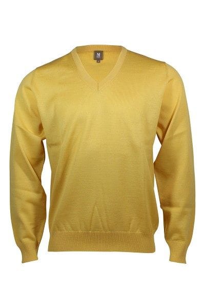 März Strick - V-Ausschnitt Pullover - empire yellow
