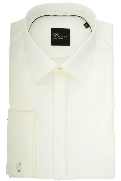 Venti Galahemd Slim Fit - champagner, Einfarbig