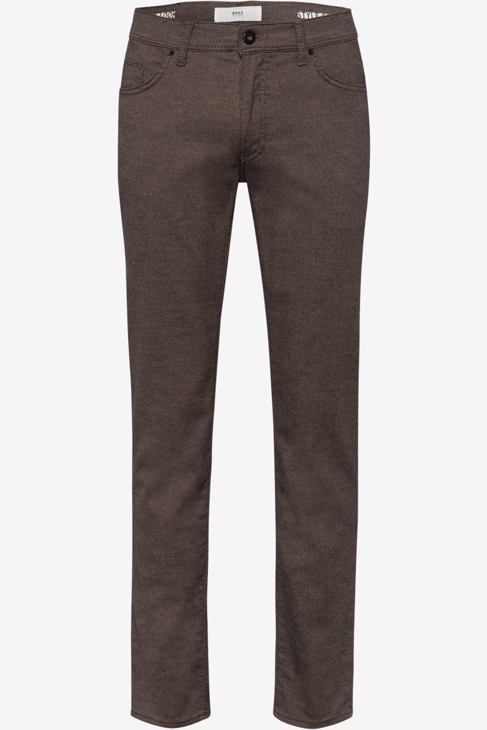 Brax Cadiz Straight Fit Wollen Look Broek Noga Overhemden Brax Cadiz Straight Fit Wollen Look Broek Noga Overhemden