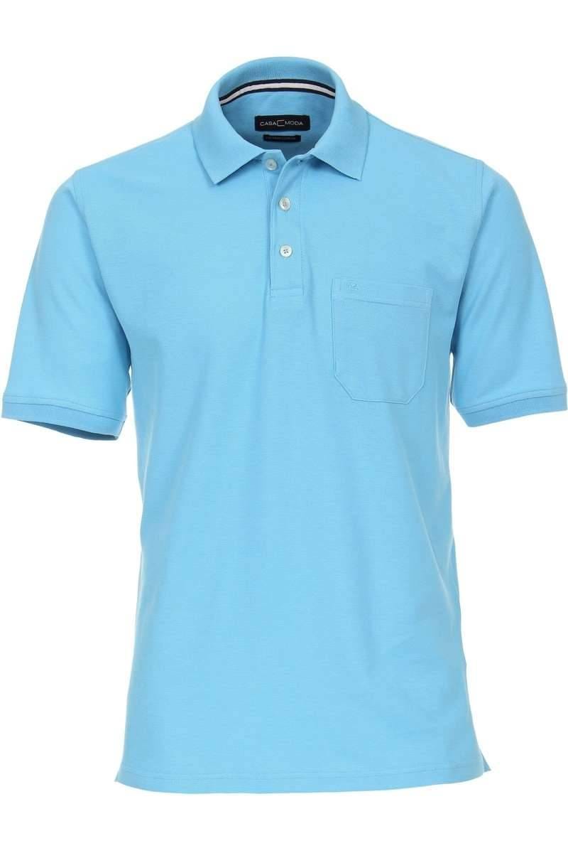 Casa Moda Poloshirt blau, Einfarbig