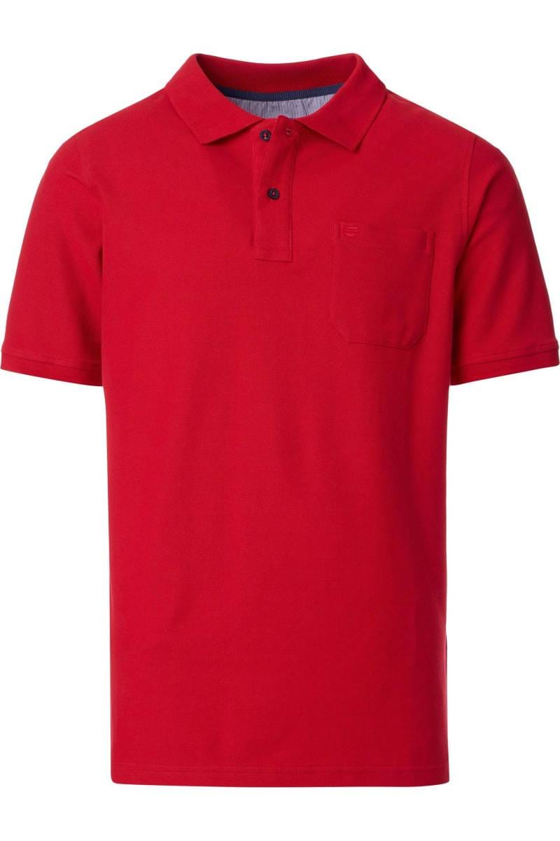 Redmond Casual Modern Fit polo shirt red, One Colour