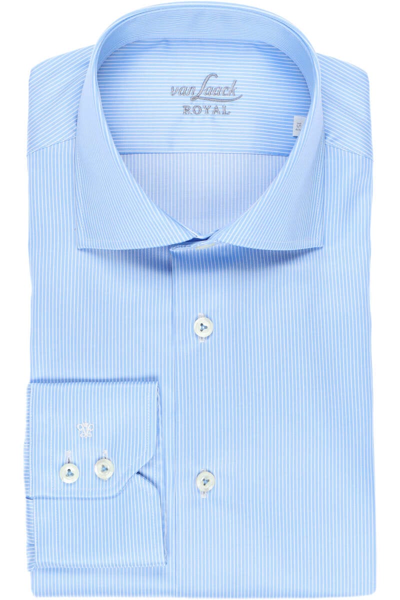 van Laack Tailor Fit Hemd blau/weiss, Gestreift 41 - L van Laack Tailor Fit Hemd blau/weiss, Gestreift 41 - L