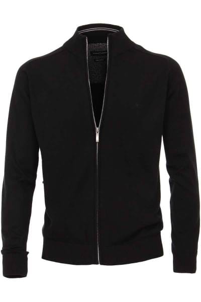 Casa Moda Cardigan schwarz, Einfarbig