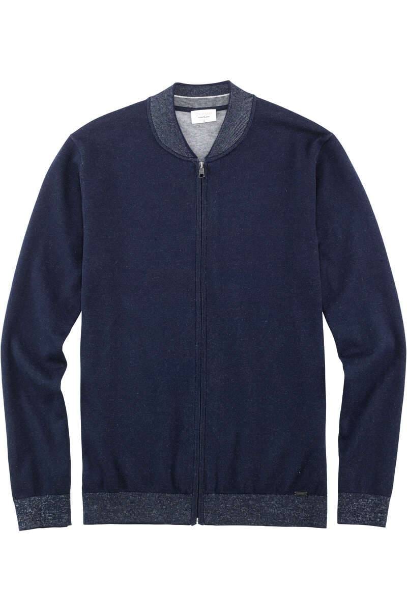 Zipper Herren Kaschmir Cardigan Navy Blue Eco-cashmere Full Zip Jumper For  Men Corneliani