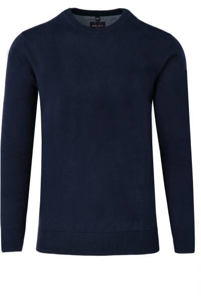 Acryl Heren Trui Hisir Dikke Gebreide Trui Voor Heren – Warme Kabeltrui Met Ronde Hals Voor De Winter Casual Wintertrui Voor Buiten