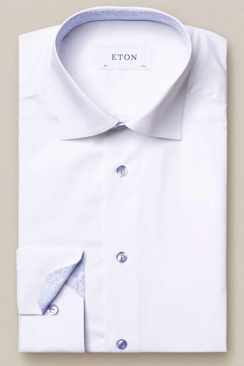 ETON Contemporary Fit Hemd weiss, Einfarbig 40 - M ETON Contemporary Fit Hemd weiss, Einfarbig 40 - M