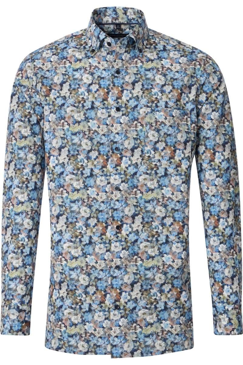 CASAMODA Chemise d'affaires Uni Comfort Fit, bleu foncé, 48
