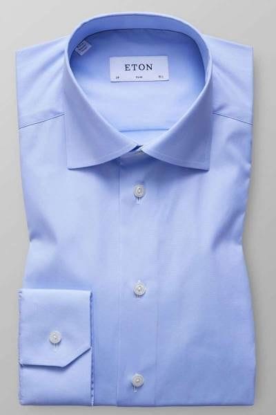 Eton Hemd - Slim Fit - hellblau, Einfarbig