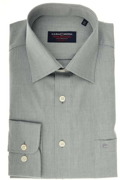 Casa Moda Comfort Fit Hemd grau, Einfarbig
