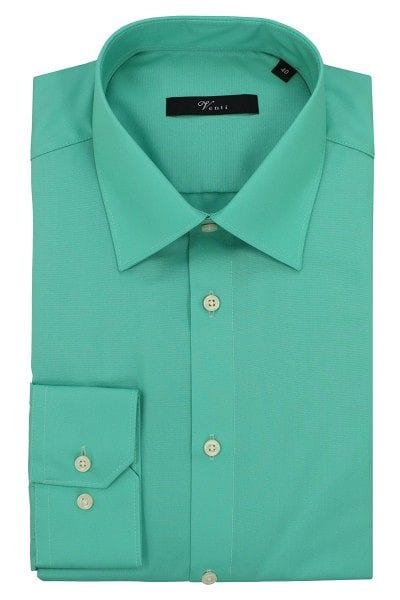 Venti Hemd - Modern Fit - mint, Einfarbig