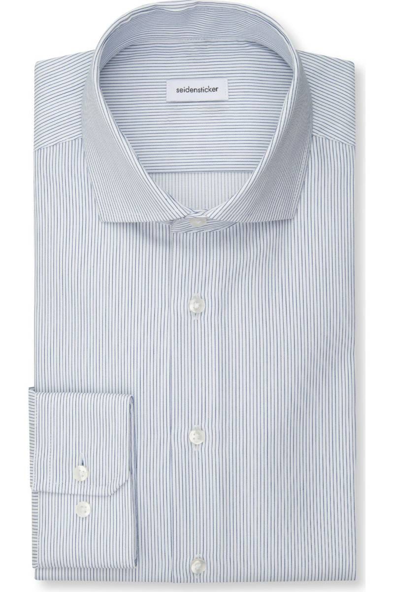 Camicia Uomo Seidensticker Business Regular Fit - Non Iron, Collo Button Down, Maniche Lunghe, 100% Cotone, Bianco, Taglia 37