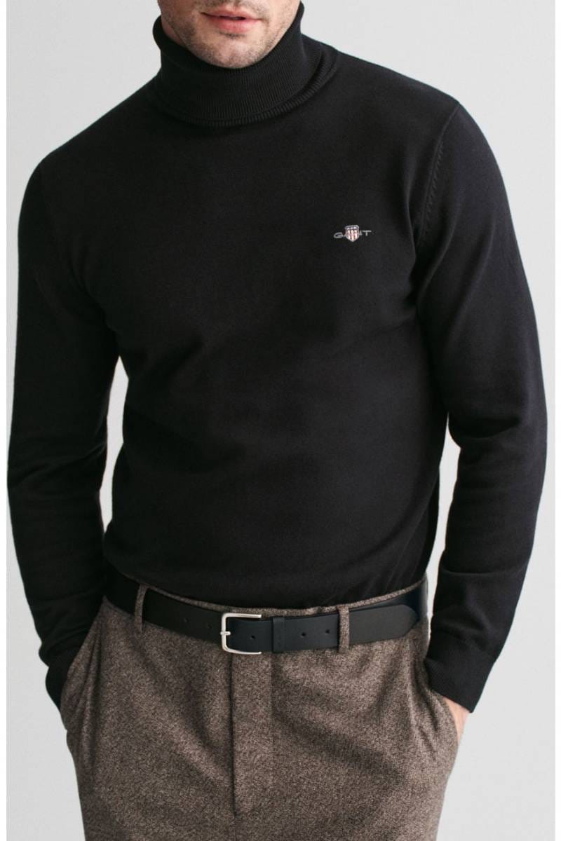 Merino Wool Rollkragen Lacoste Grey Merino Rollkragen Herren