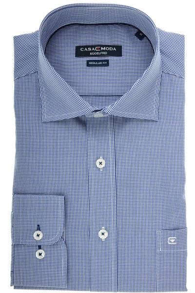 Casa Moda Comfort Fit Hemd marine/weiss, Vichykaro