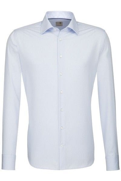 Seidensticker Hemd - Tailored - hellblau, Strukturiert