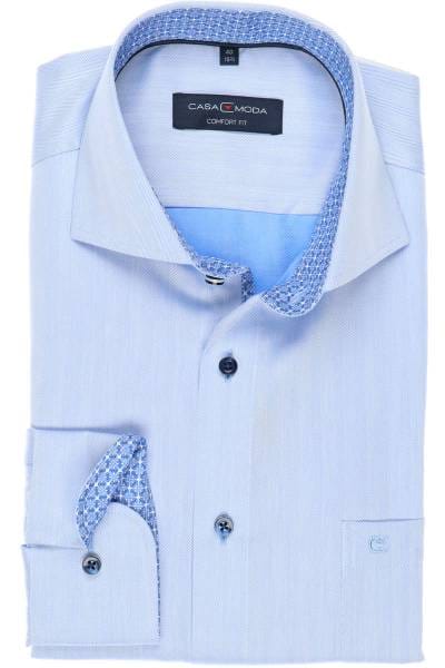 Casa Moda Comfort Fit Hemd blau, Faux-uni