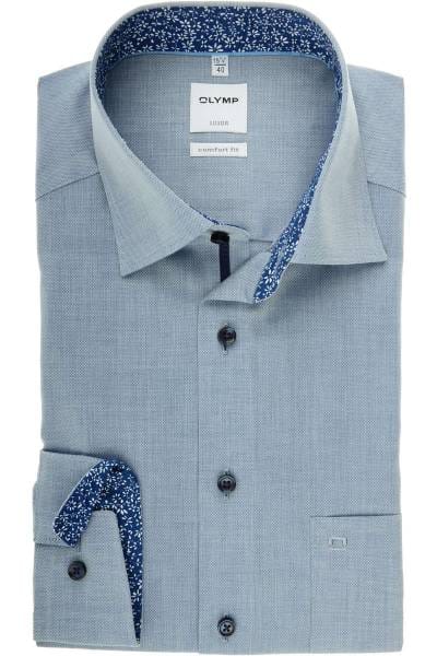 OLYMP Luxor Comfort Fit Hemd marine, Faux-Uni