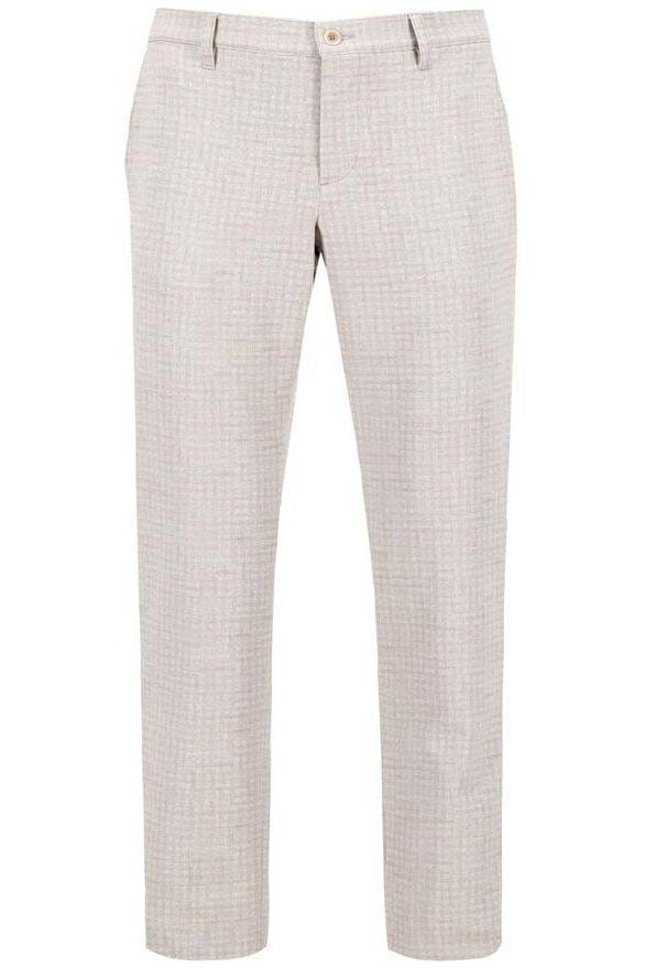 sachin and babi light blue dress Dunhill Grey Wool-Cashmere Flannel Pleated Trousers main image 1