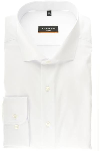 Eterna Hemd - Slim Fit - weiss, Einfarbig