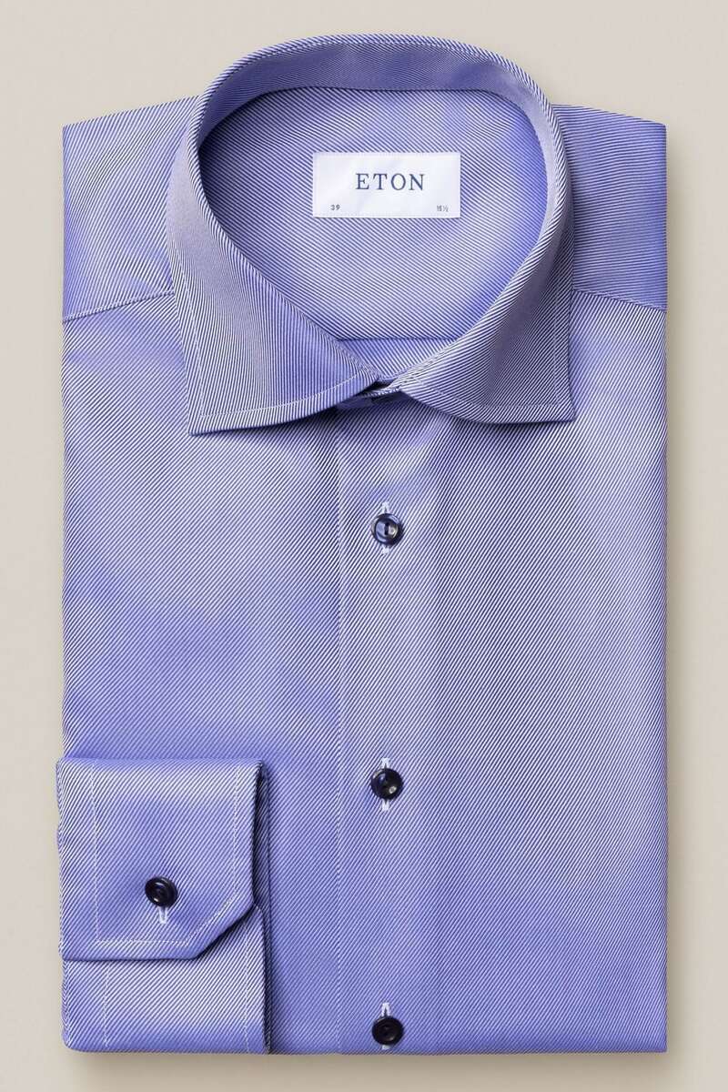 Eton Contemporary Fit shirt blue, One Colour | Hemden.de