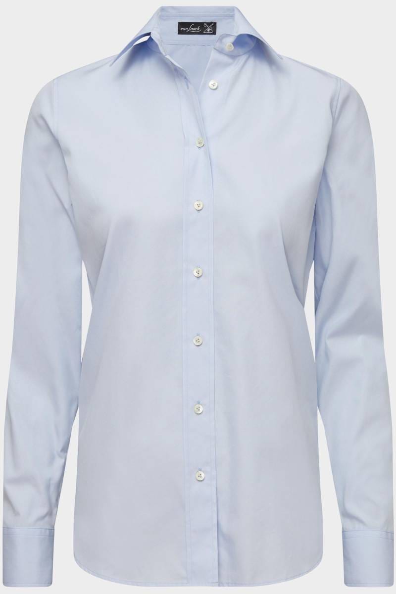 van Laack Modern Fit blouse blue, Striped