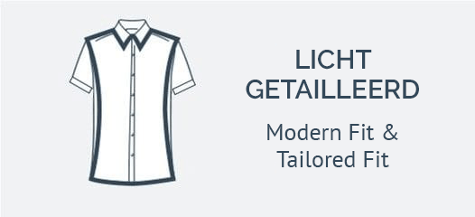 Zwart korte mouw overhemd modern fit