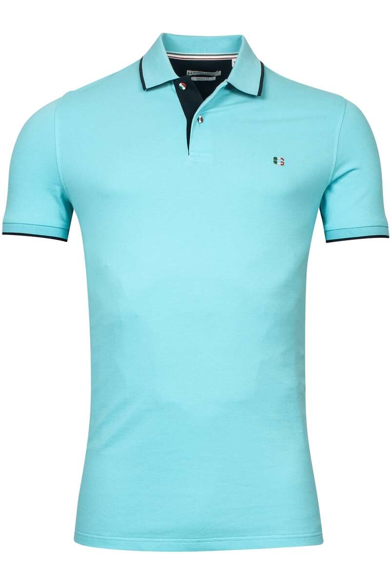 Giordano Regular Fit polo shirt bright blue, One Colour | Hemden.de