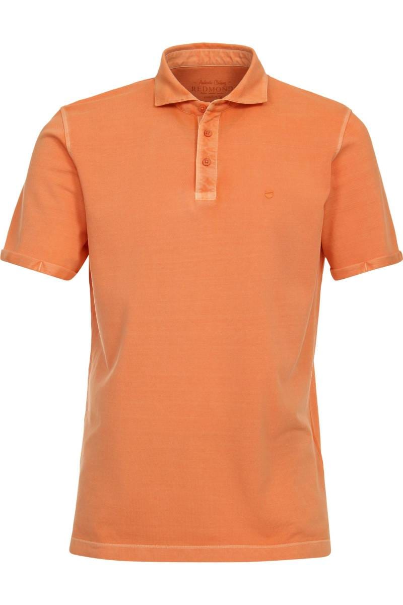 Redmond Casual Regular Fit polo shirt orange, One Colour