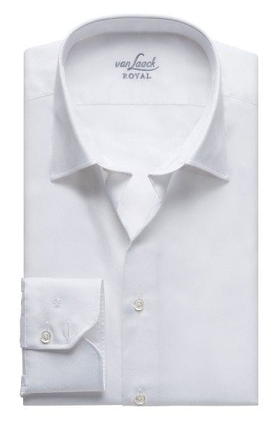 van Laack Hemd - Tailor Fit - weiss, Einfarbig