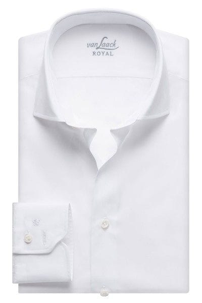 van Laack Hemd - Tailor Fit - weiss, Einfarbig