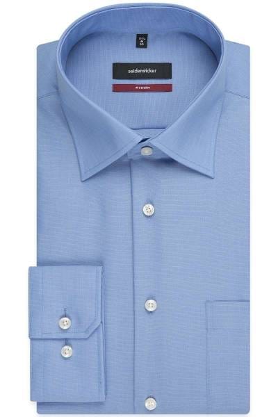 Seidensticker Hemd - Modern Fit - hellblau, Einfarbig