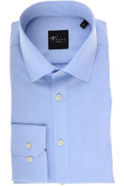 Venti Slim Fit Hemd hellblau, Einfarbig